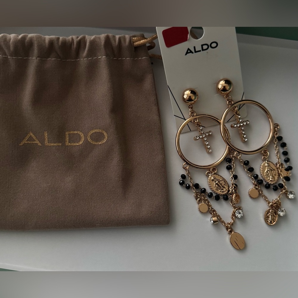 Aldo Cross Statement Earrings